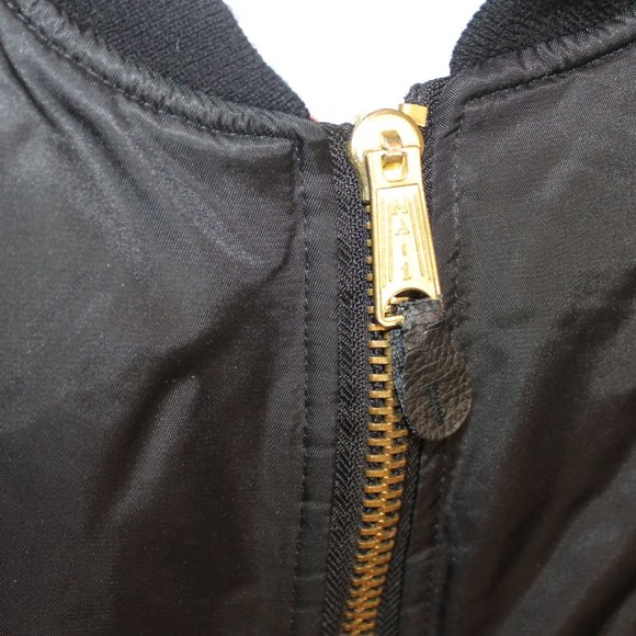 Rothco Reversible Intermediate Flyers Flight Bomber Jacket Mens 2XL Black USAF - Picture 7 of 13